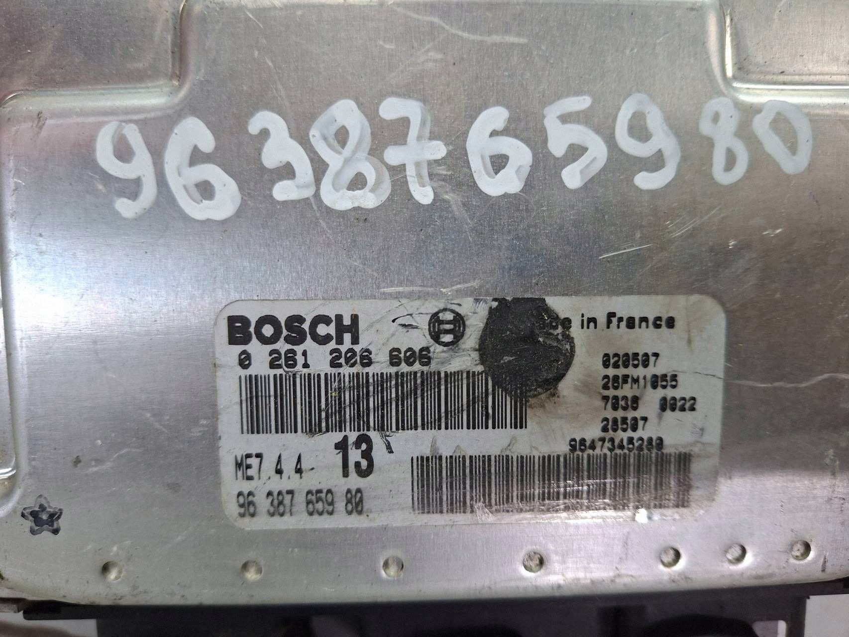 computer 0261206606 9638765980 9647345280 CITROEN PEUGEOT 1.6 e 16V