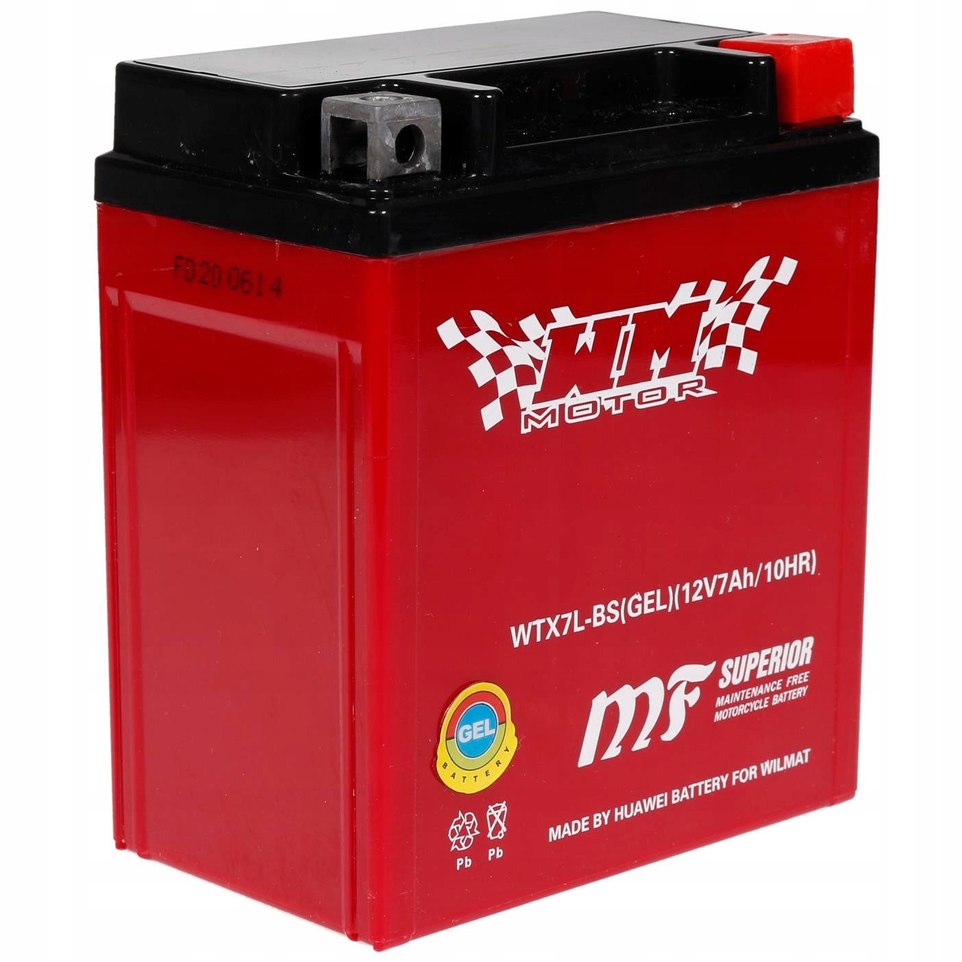 

Akumulator żelowy 12V YTX7L-BS/WTX7L-BS 7Ah Gel