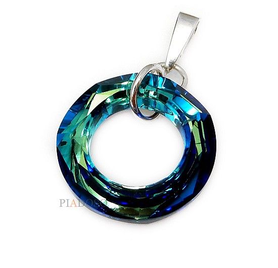 Krystaly Náhrdelník Bermuda Ring Stříbro Arande