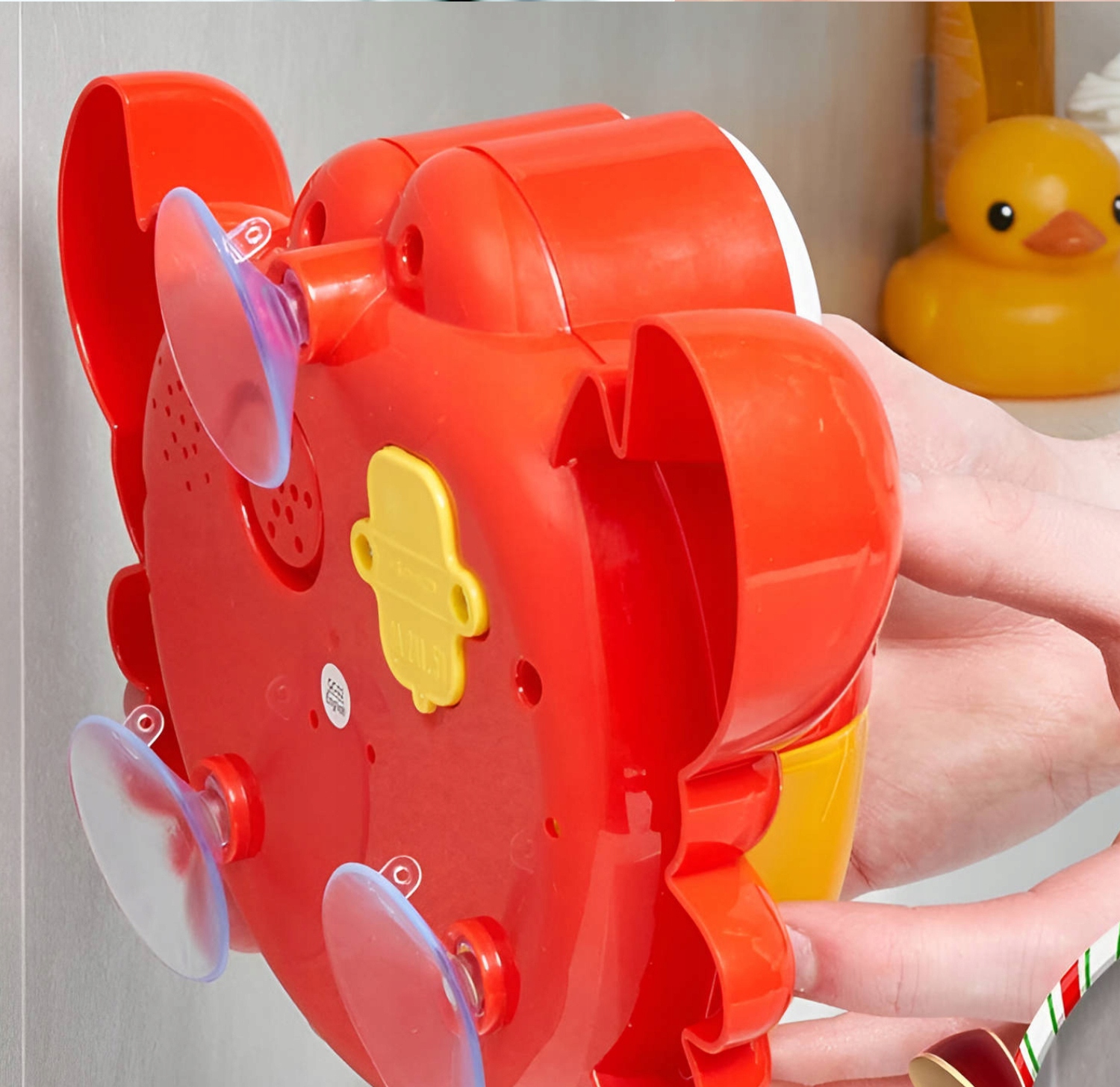 MASZYNKA DO ROBIENIA BANIEK BĄBELEK PIANY W WANNIE ZABAWKA DO KĄPIELI KRAB Bohater Inny