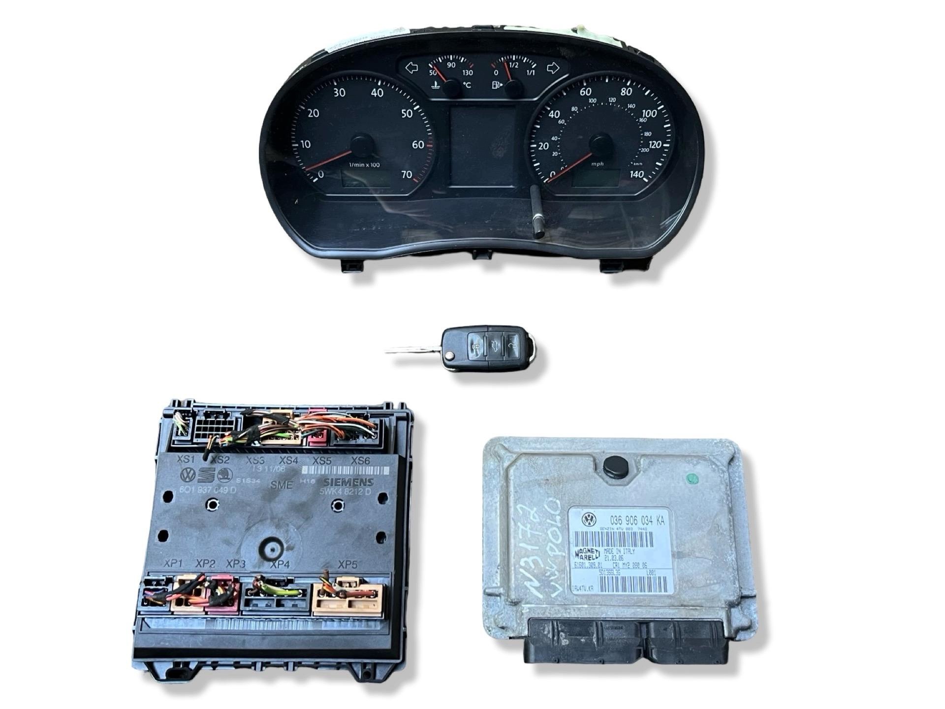 satz start Volkswagen Polo 4 facelift 2006 036906034KA