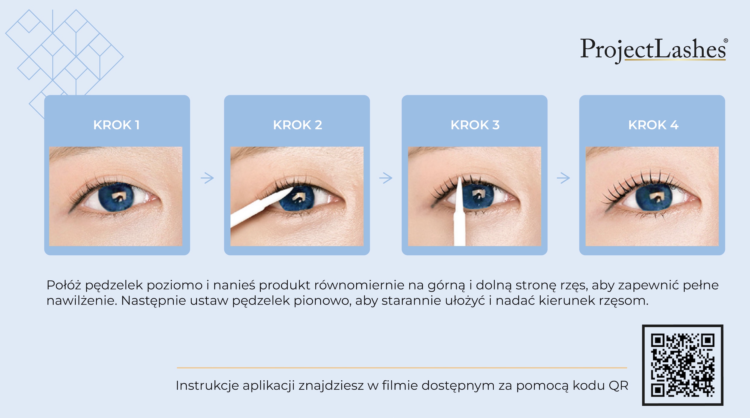 Trendy Effects Gel ProjectLashes X Dominika Jurek Efekt Kim & Wet Rays Stan opakowania oryginalne
