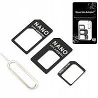 

Zestaw Adapter Karty Sim 4w1 micro Usb nano Usb