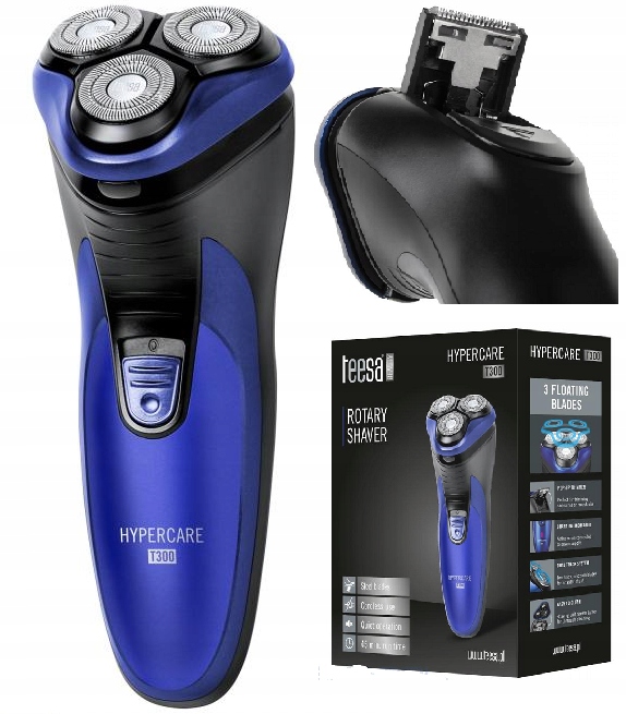 Holicí Strojek pro muže, elektrický, rotační, ostrý, pohodlný zastřihovač Teesa T300