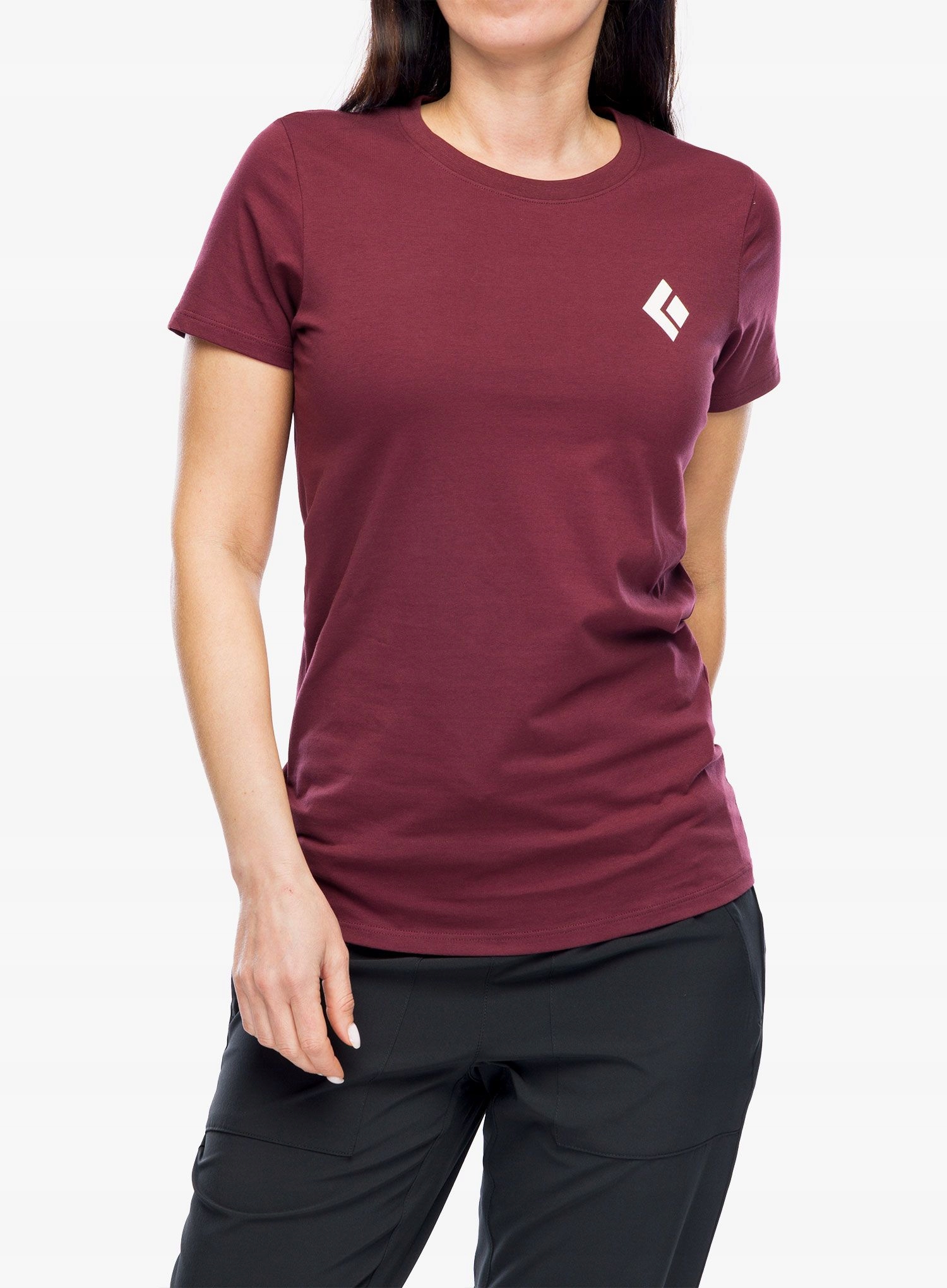 Dámské tričko Black Diamond Equipment For Alpinists Ss burgundy Xs