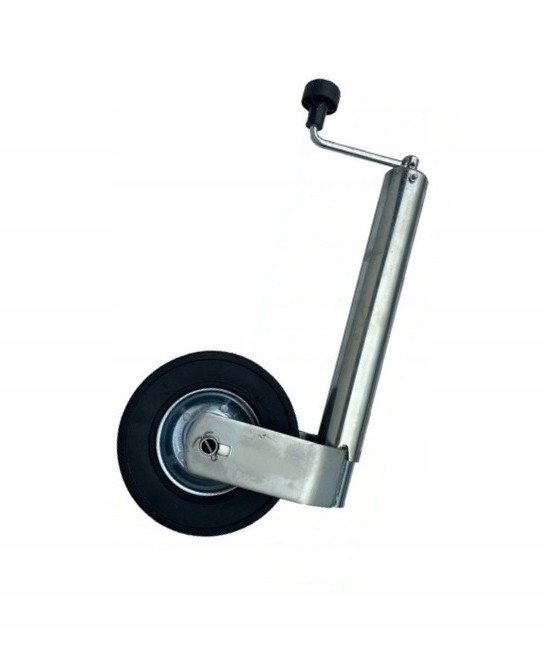 Široké a velmi silné kolo fi60 250 kg pro přívěs, kovové, gumové, 6 cm