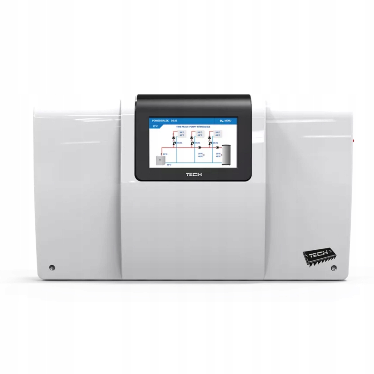 Sterownik Tech I3 Plus inst. z Open Therm obsł. 3 siłowniki zaworu solar