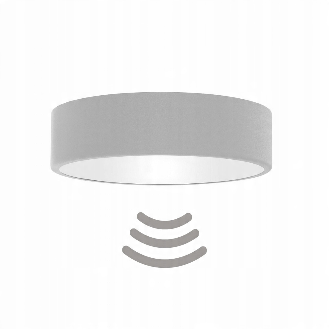 

Lampa sufitowa Plafon Cleo 300 Szary Czujnik Ruchu
