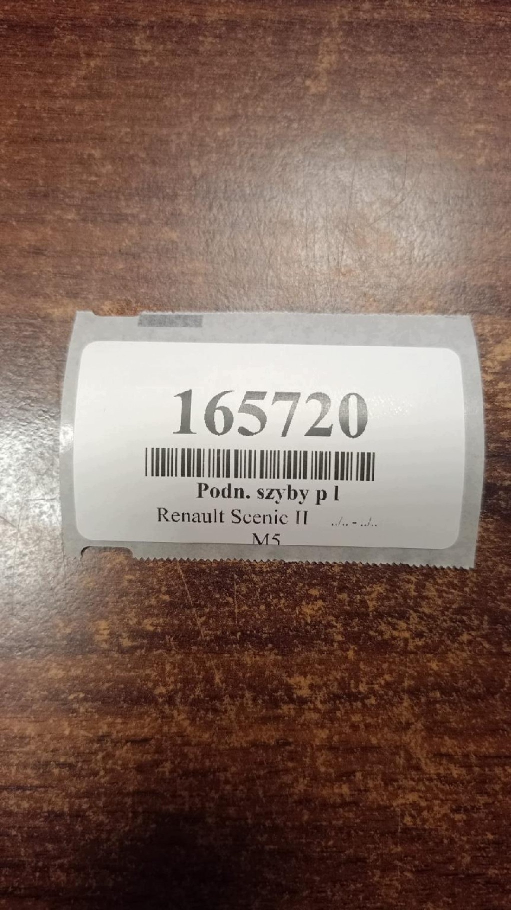 RENAULT SCENIC II window regulator left front