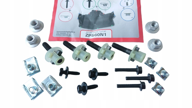 

Spinki Zestaw Montażowy Osłony Silnika Master III