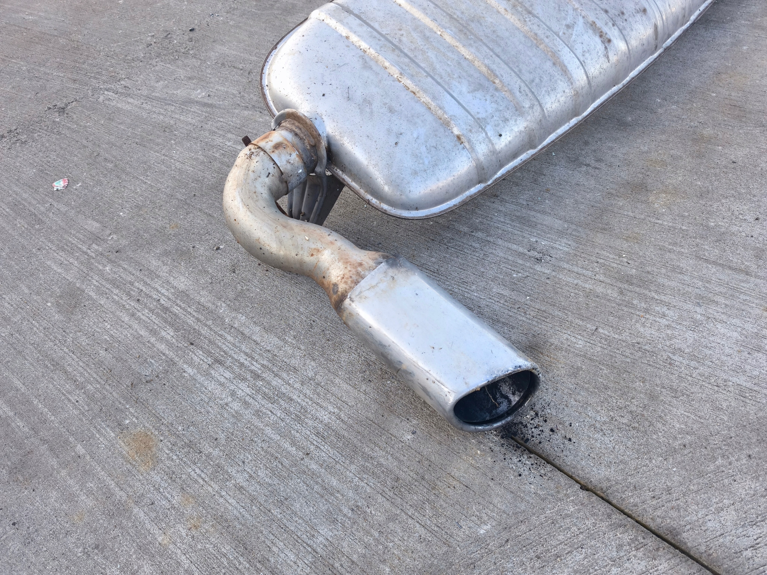 muffler, exhaust AUDI Q7 4L 3.0 TDI