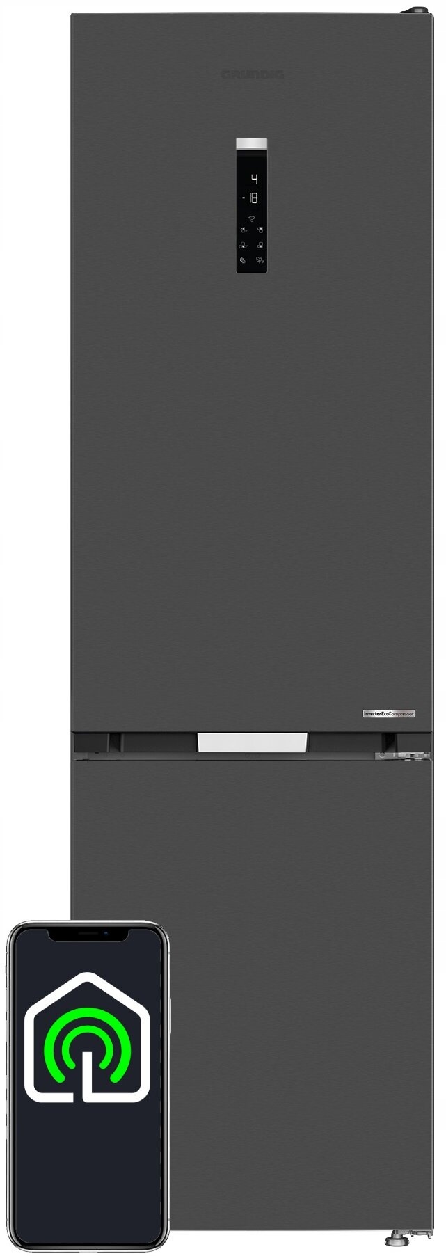 2X Lodówka Grundig GKPN66940LXRW No Frost 203.5cm