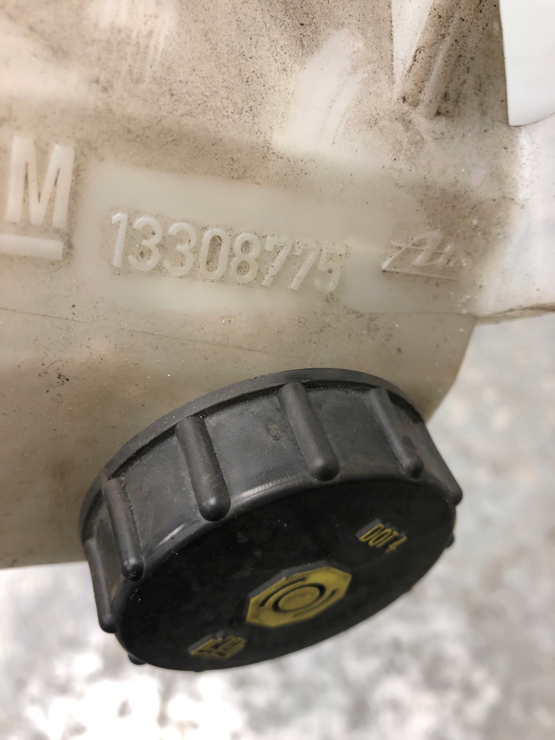 Behälter des Gasses Brems- OPEL ZAFIRA C 13308775