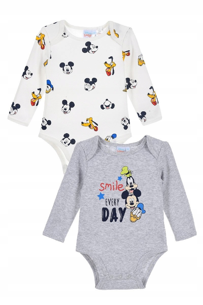 2-pak body na długi rękaw Myszka Mickey 67