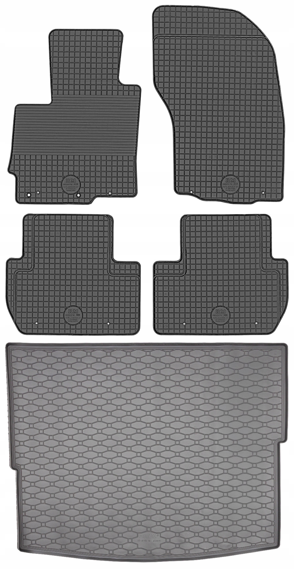 Mitsubishi Eclipse Cross 2018- Suv Sada Koberce batožinový priestor