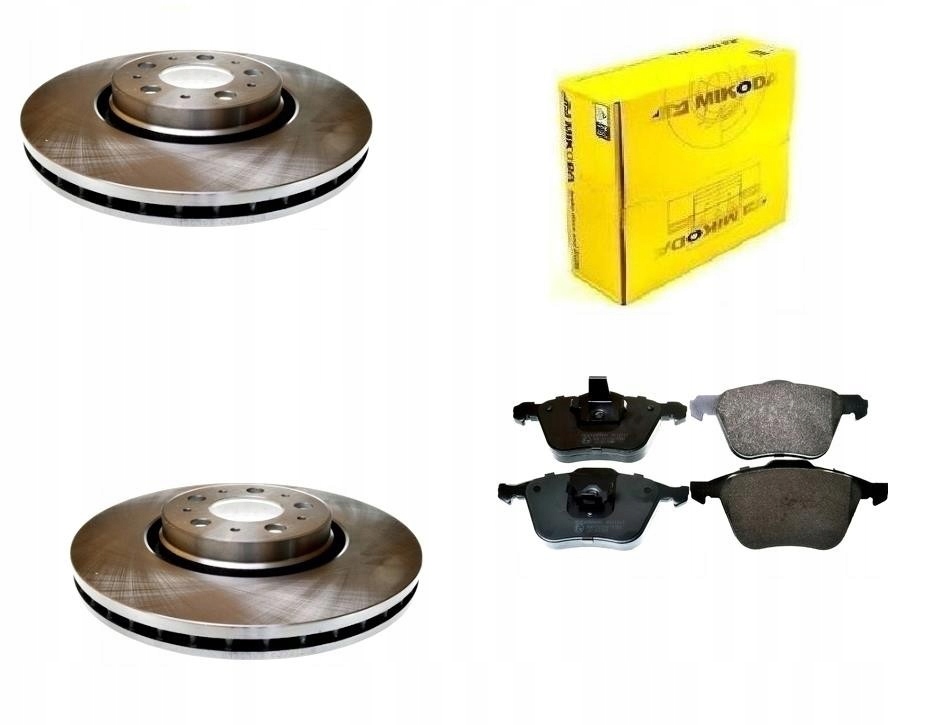 Kotouče Kostky Volvo XC90 I 2002-2005 Přední Sada 316MM Kola 16''