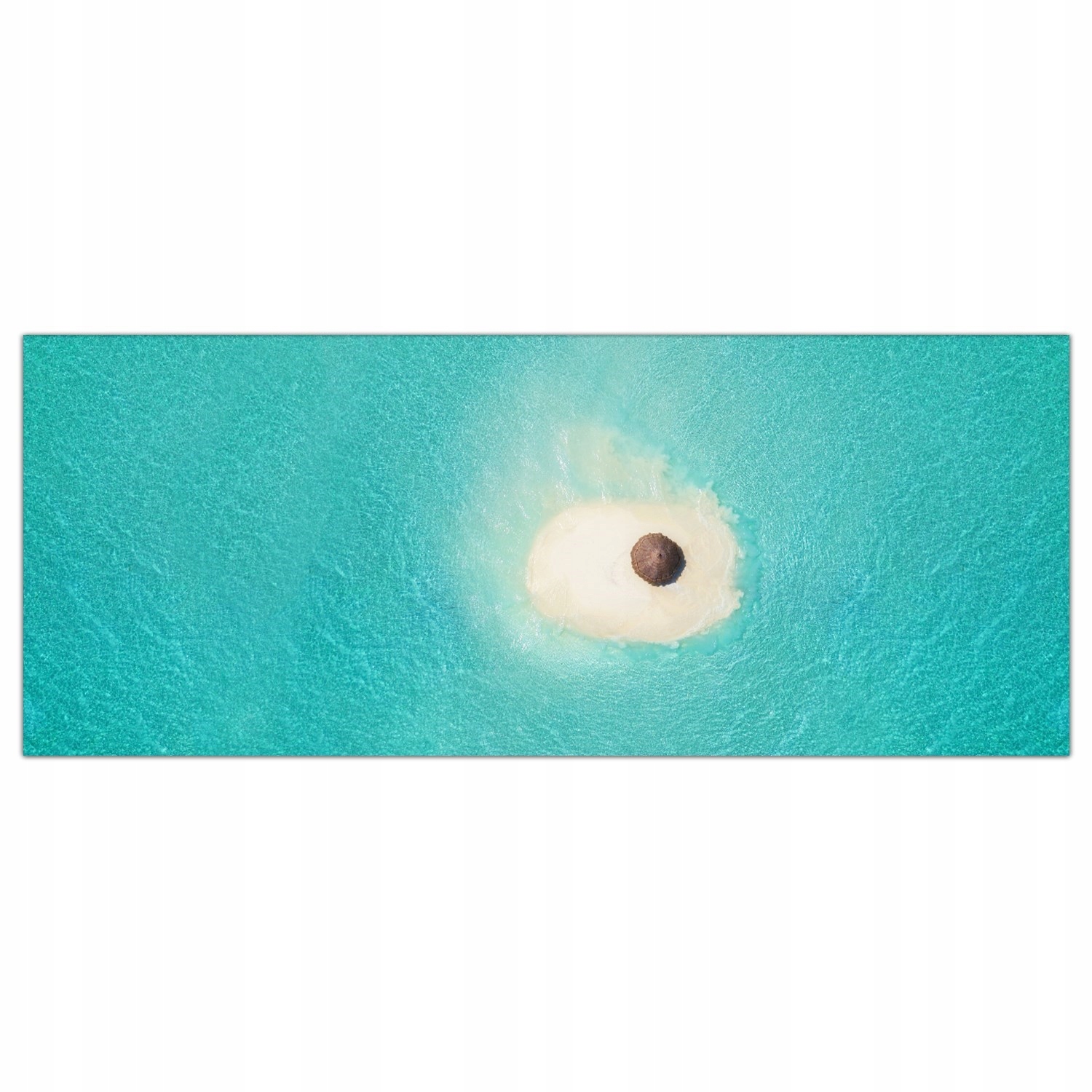 Ostrov Příroda Voda 125x50 Skleněné panely do kuchyně