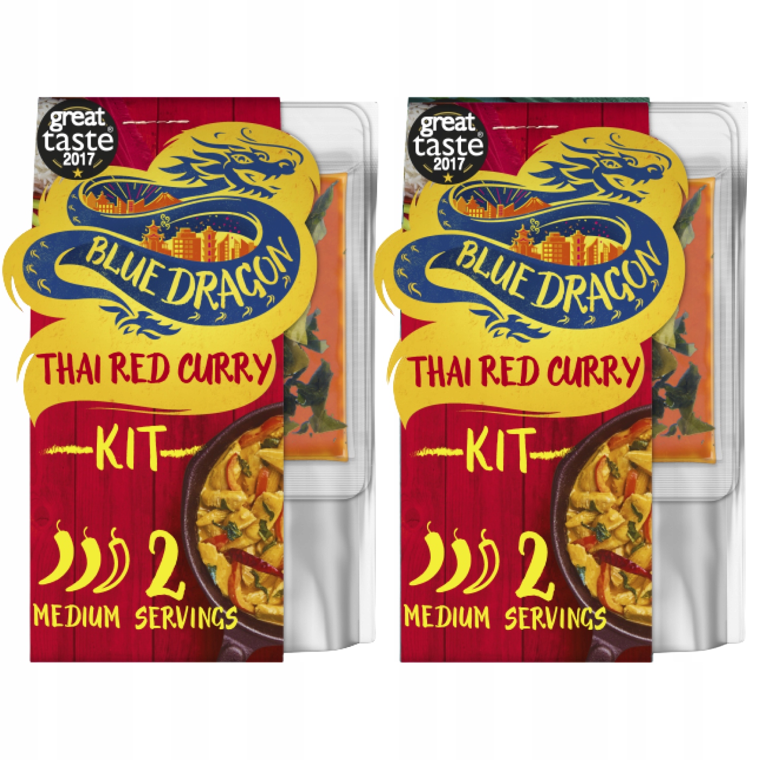 

Blue Dragon 3 Step Zestaw tajskie red curry 2x253g