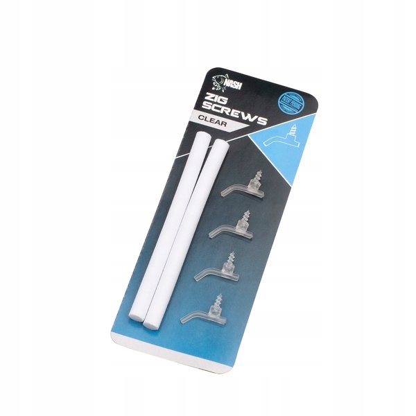 Nash Zig Screws Clear T7844