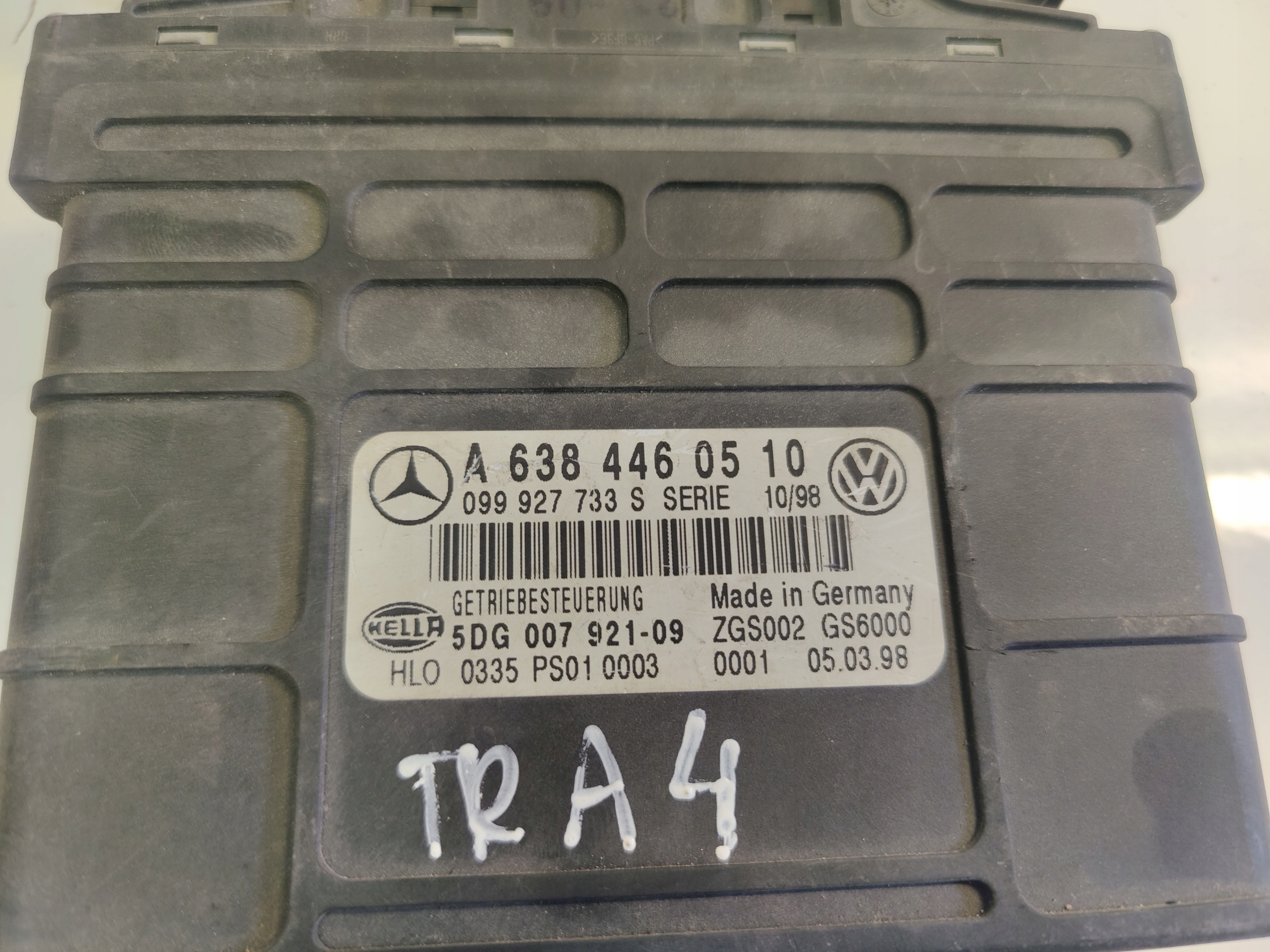 MERCEDES VITO W638 2.8D control unit gearboxes A6384460510