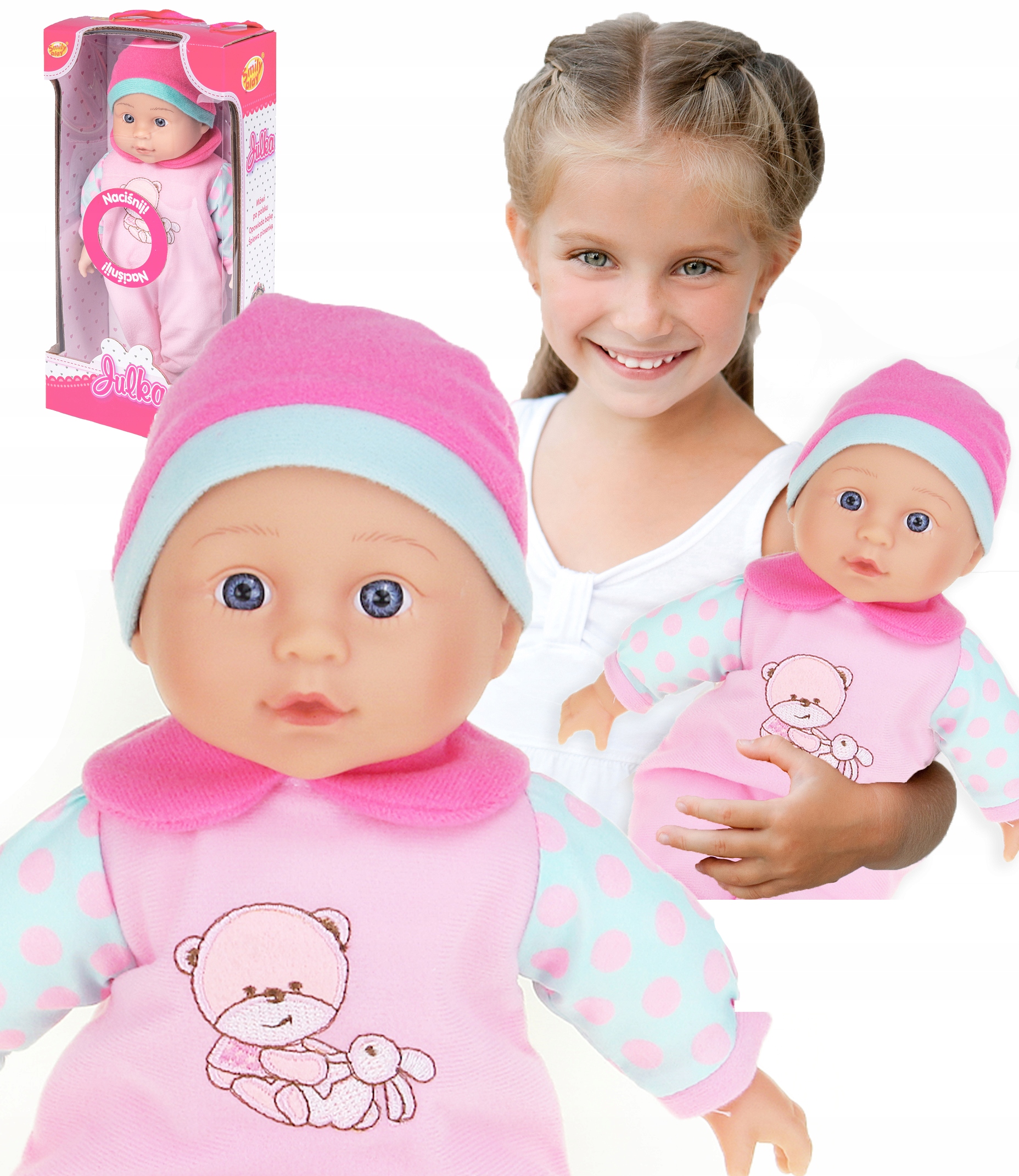 

Smily Play Lalka Julka bobas miękki mówi śpiewa