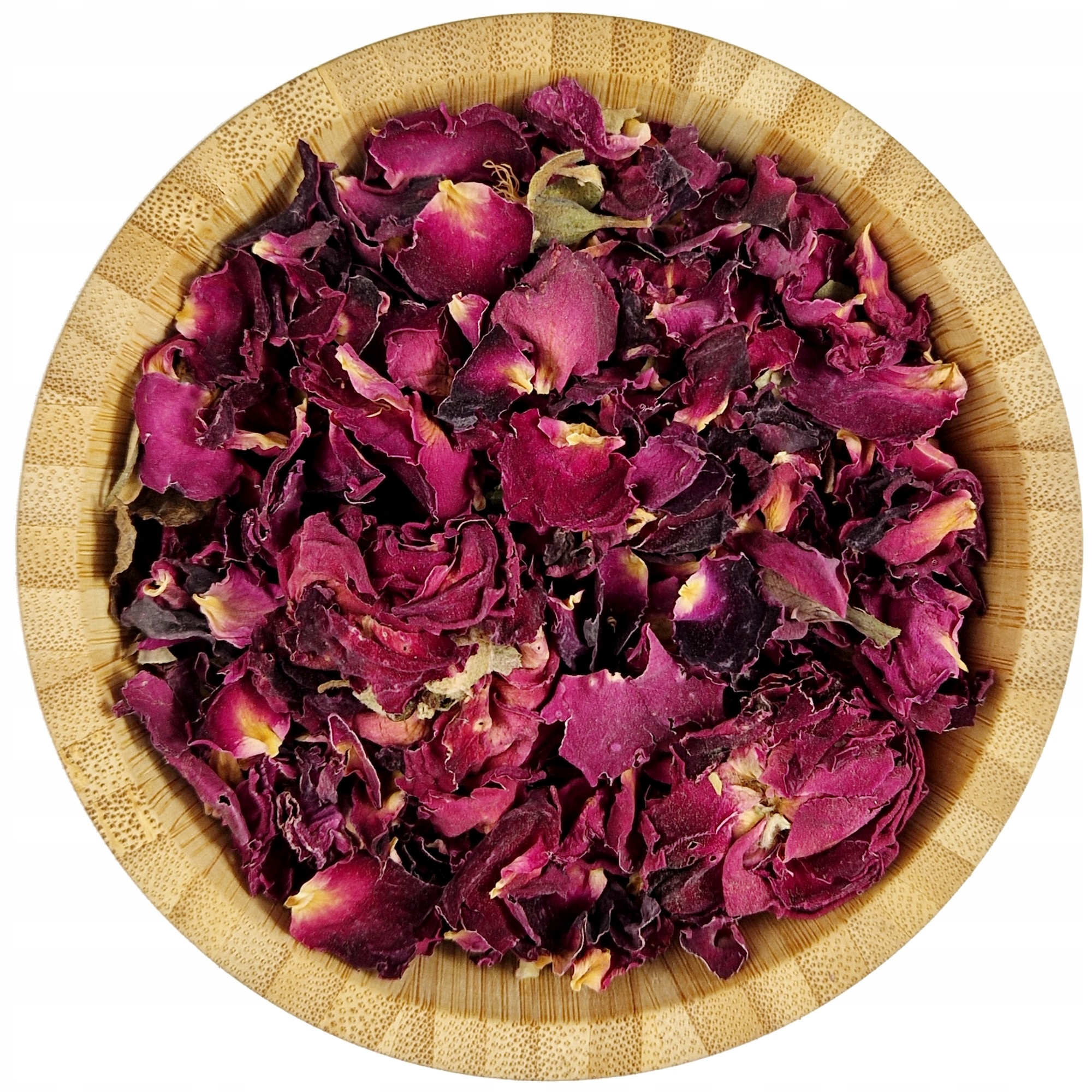 Sušené Plátky Růže 1 kg Červená růže, okvětní lístky s květem Bylinný dvůr