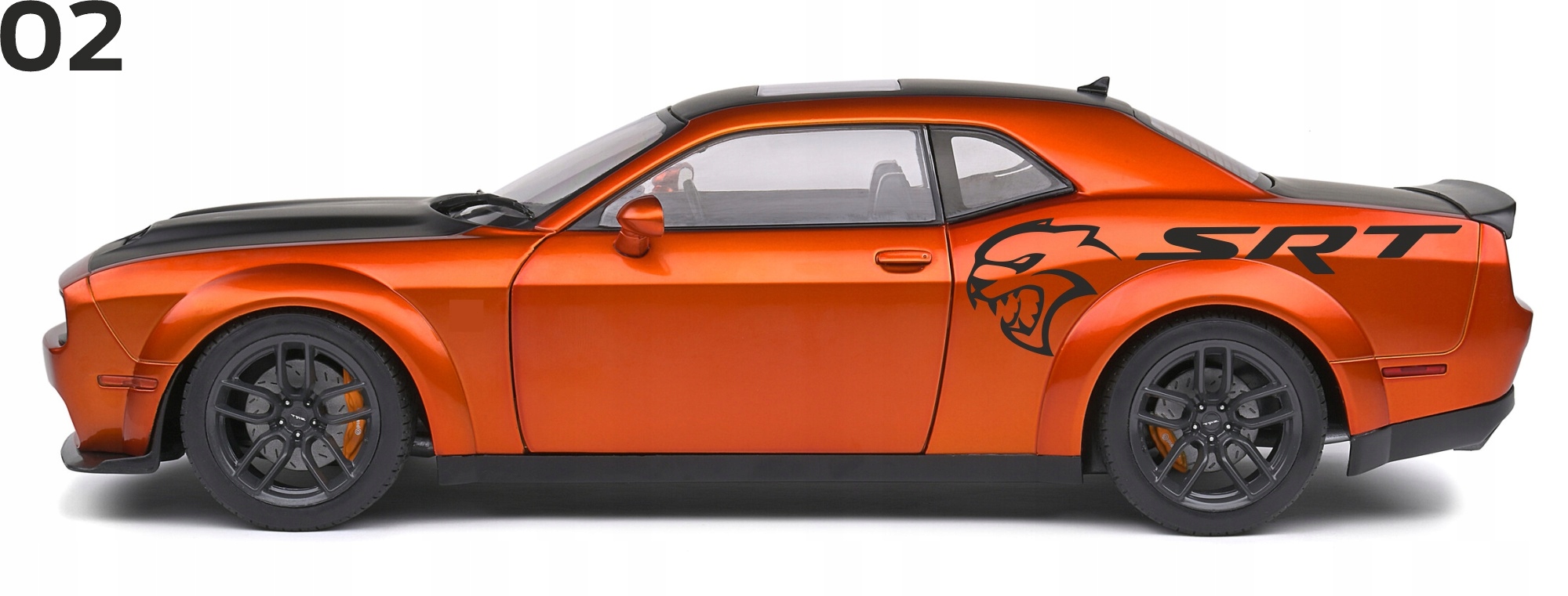 Samolepky na Dodge Challenger Srt do stran 02