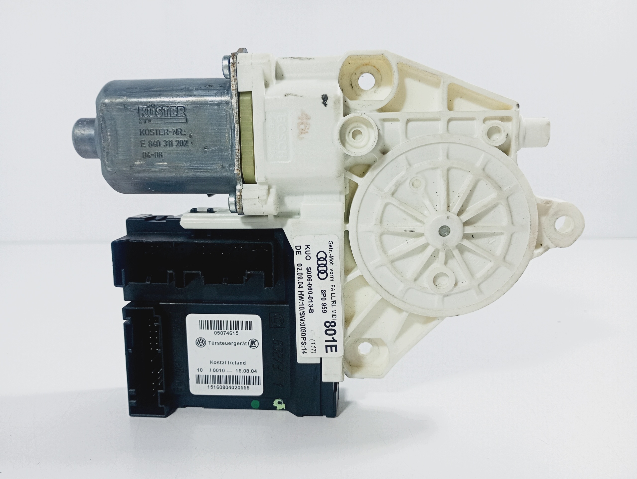 engine mini motor windows left front OE 8P0959801E Audi A3 8P 03-10