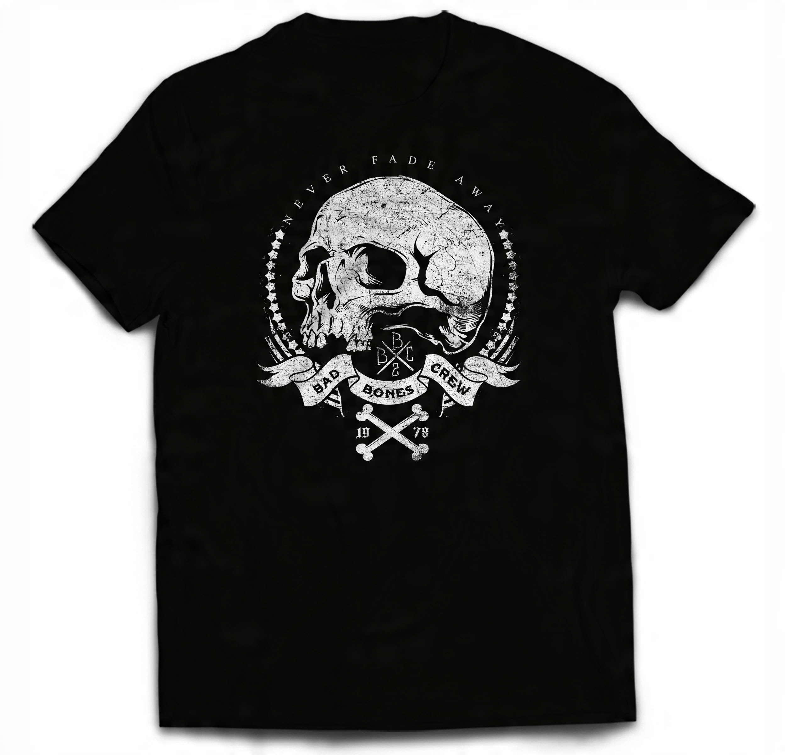 

Koszulka Z Czachą Bad Bones Crew Czaszka XXL
