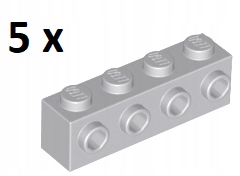 

Lego Light Bluish Gray Brick 1x4 Study 30414 5 szt