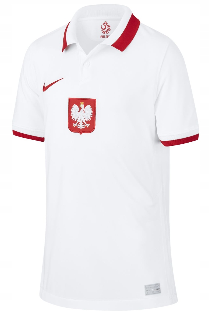 Dziecięca Koszulka Nike Polska Home Stadium 2020/21 CD1050-100 S 128-137cm