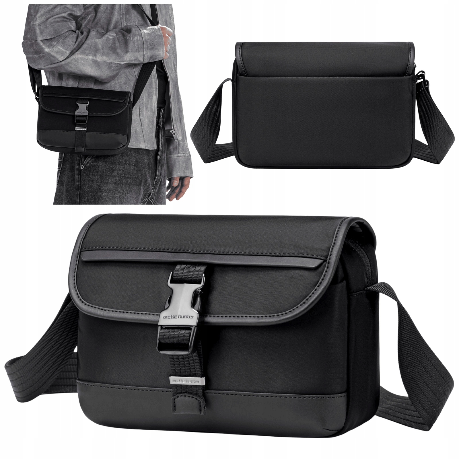 Malá pánská dámská kabelka přes rameno kabelka přes rameno na dokumenty pro každý den