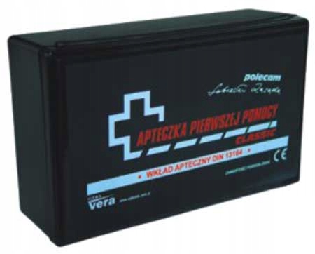 

Apteczka samochodowa Classic 2 Din 13164 w pudełku