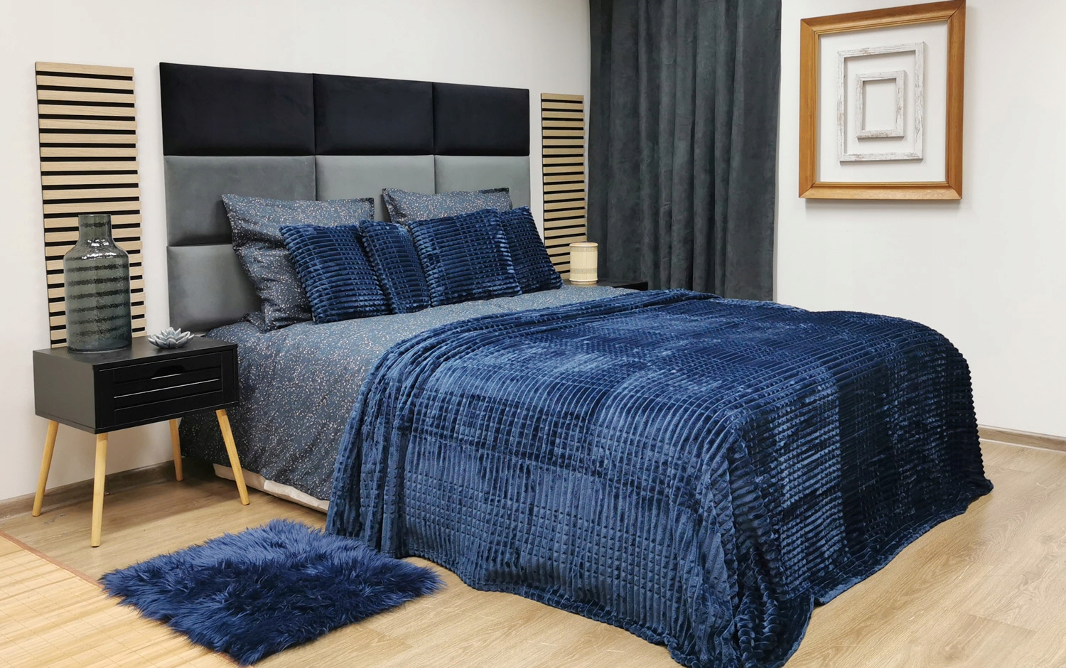 MIĘKKI KOC WŁOCHACZ NARZUTA NA ŁÓŻKO SULEO 150x200 PLED Długość 150 cm