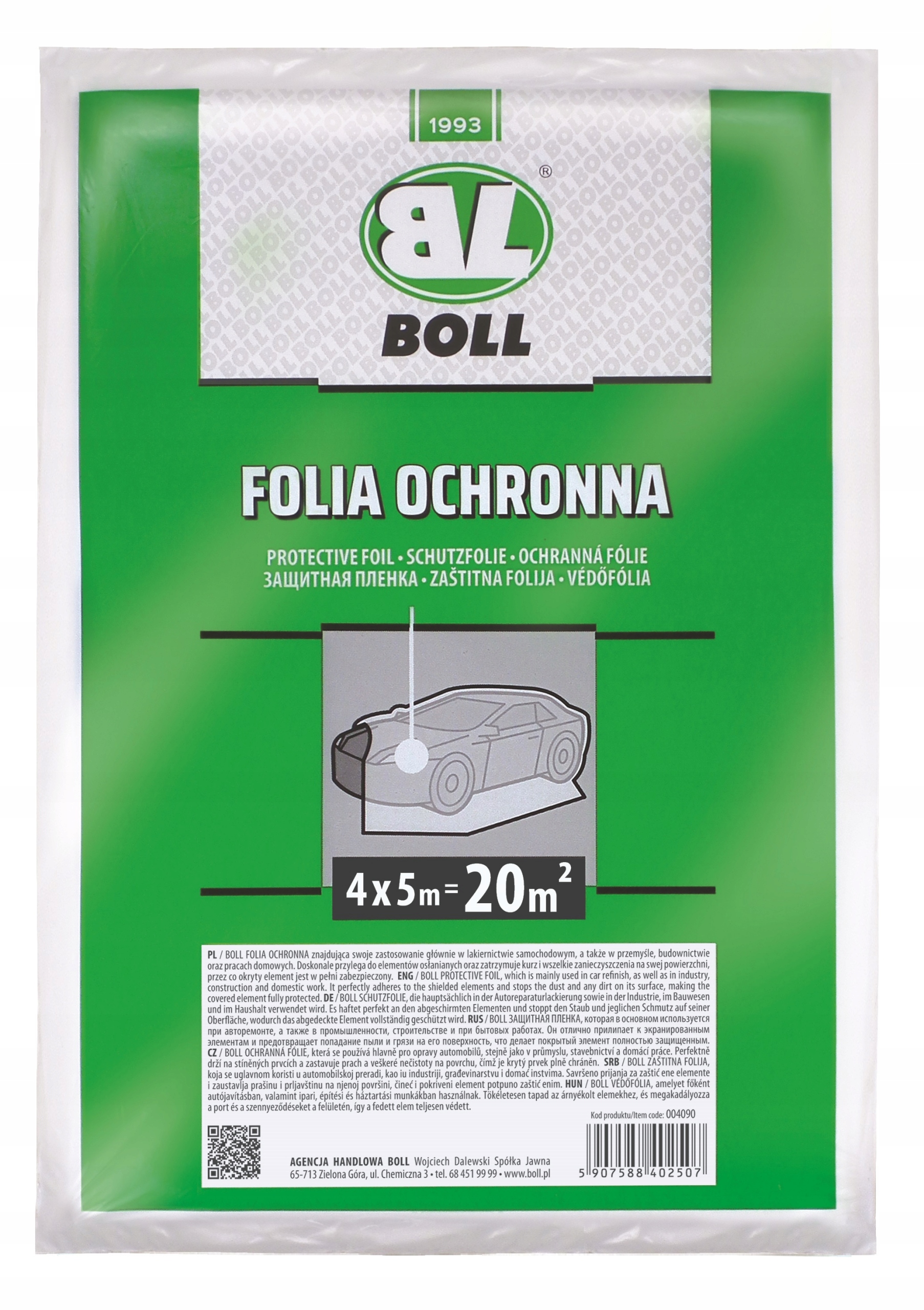 

Boll folia ochronna 4m x 5m (20m2)