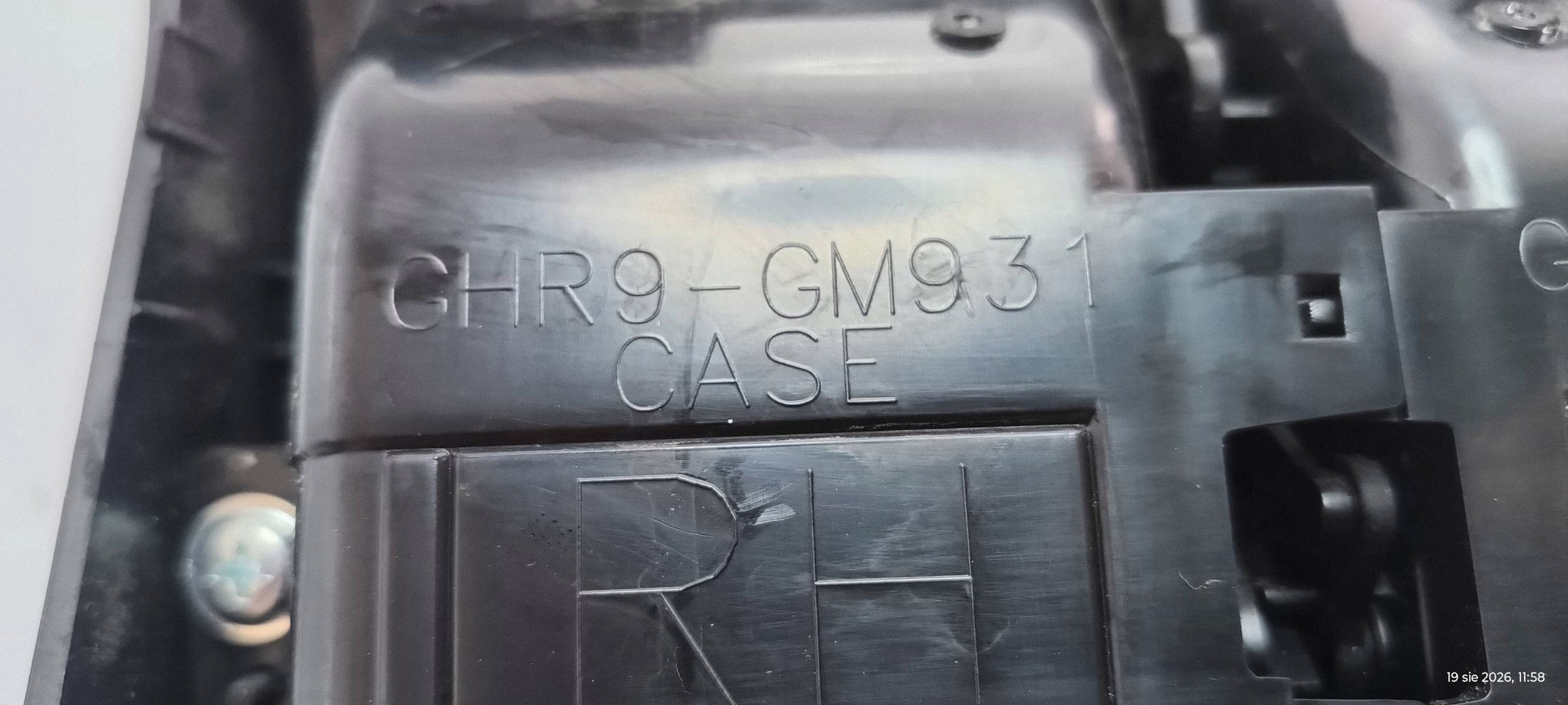 MAZDA 6 III grid air conditioning devices rear part PANEL tunnel middle G46G618A3 2013R
