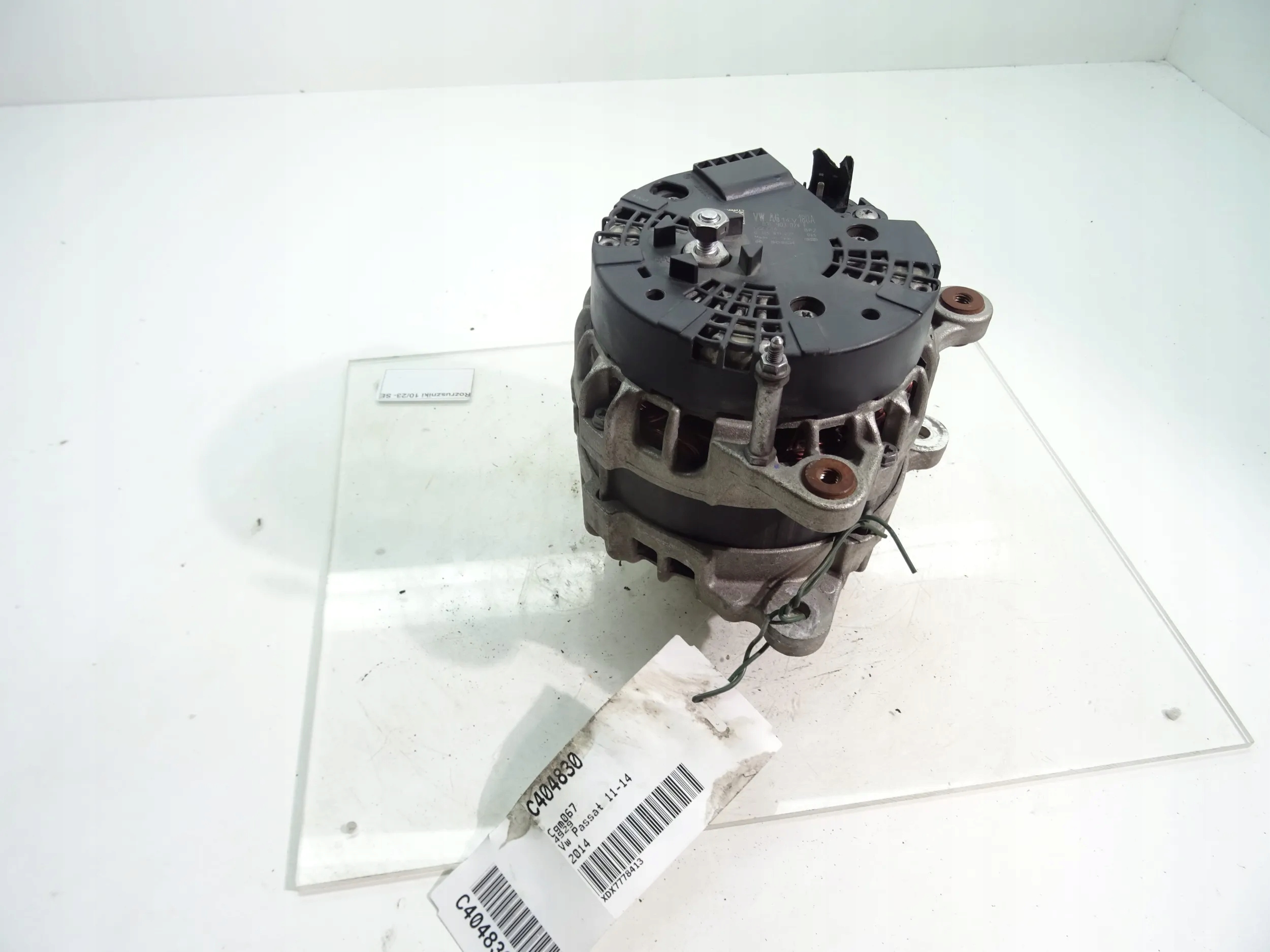 VW PASSAT B7 2014 ALTERNATOR 03L903024F