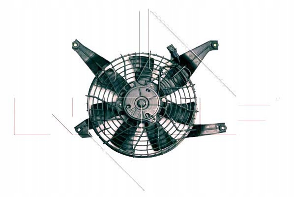 WENTYLATOR CHŁODNICY MITSUBISHI PAJERO 00-07 NRF Producent części NRF