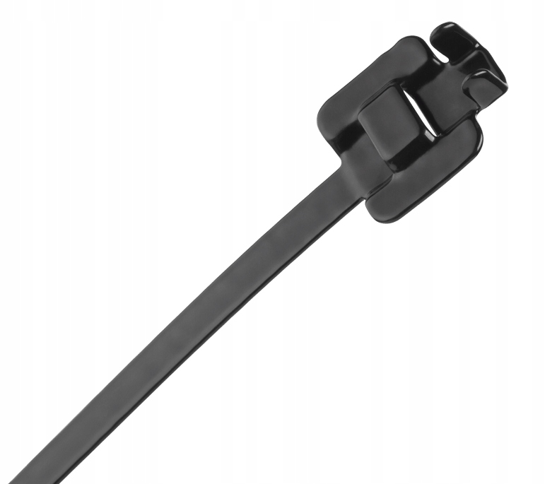 Opaska zaciskowa stalowa z powłoką nylonową 23cm. x 6. 3mm Lechpol