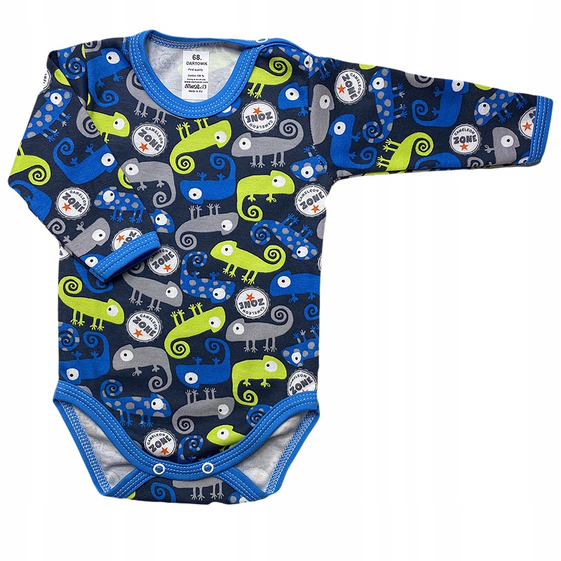 

Body 68 długi rękaw niemowlęce bawełna w kameleony