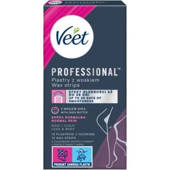 Veet Profesionální depilační pásky na citlivou pokožku 40 ks