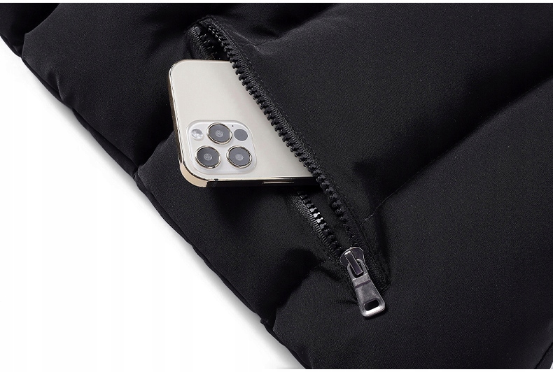 CIEPŁA KAMIZELKA MĘSKA GRUBY KURTKA PIKOWANA BEZRĘKAWNIK PUCHOWY OCIEPLACZ Wzór dominujący bez wzoru