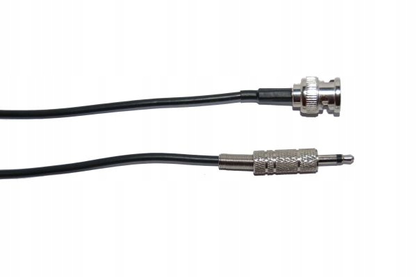 Kabel wtyk Bnc wtyk 3,5 mono na RG174 linka 1m