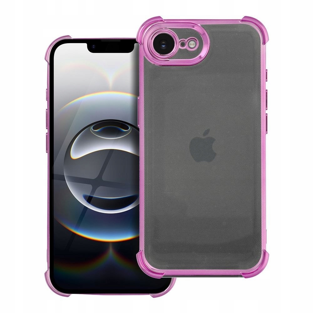 Oem Futerał do iPhone 16e (se 4 2025) 17e Antishock Electro purpurowy