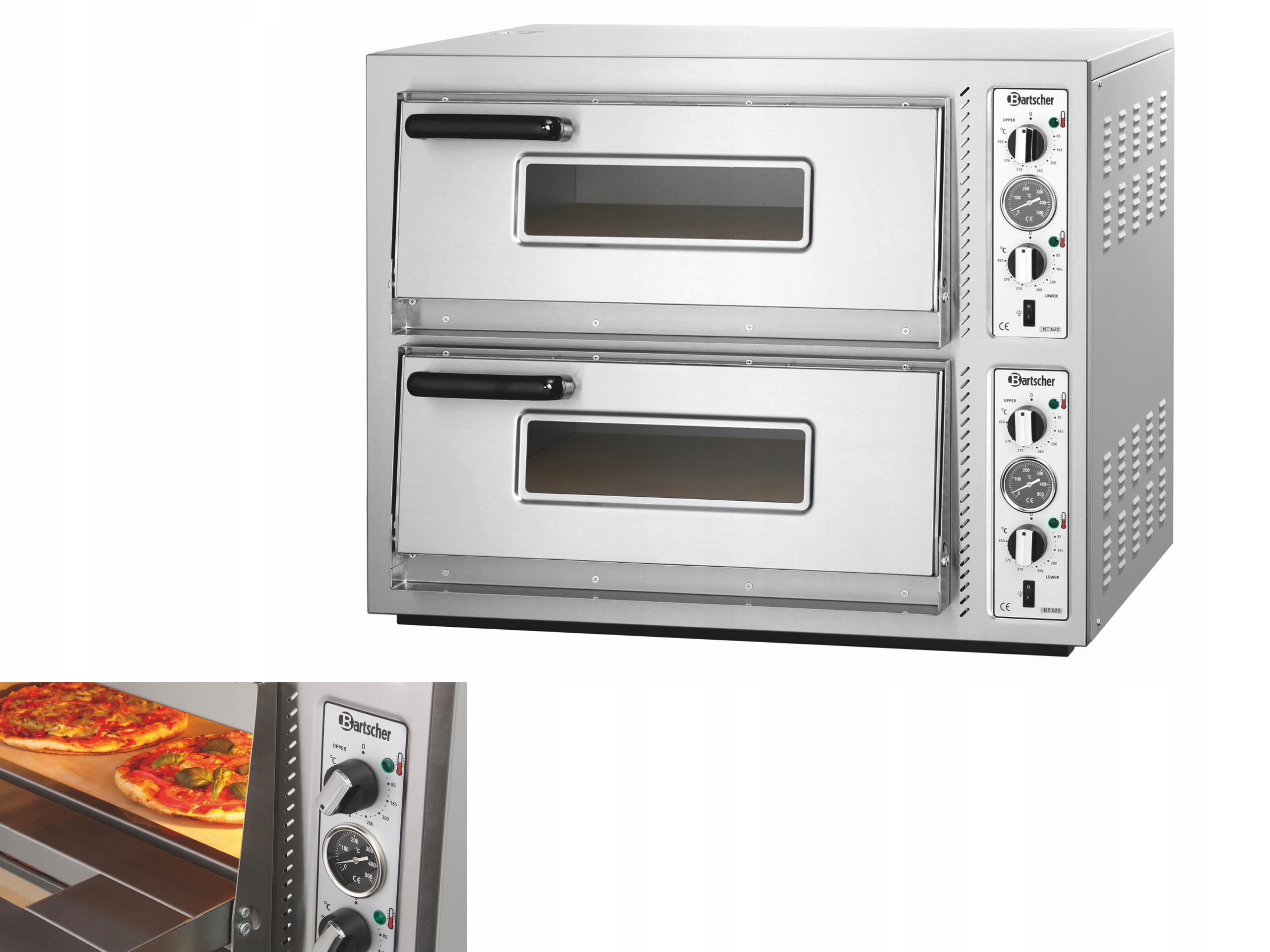 Pec Na Pizzu 8x30cm do 450st 400V Šamot