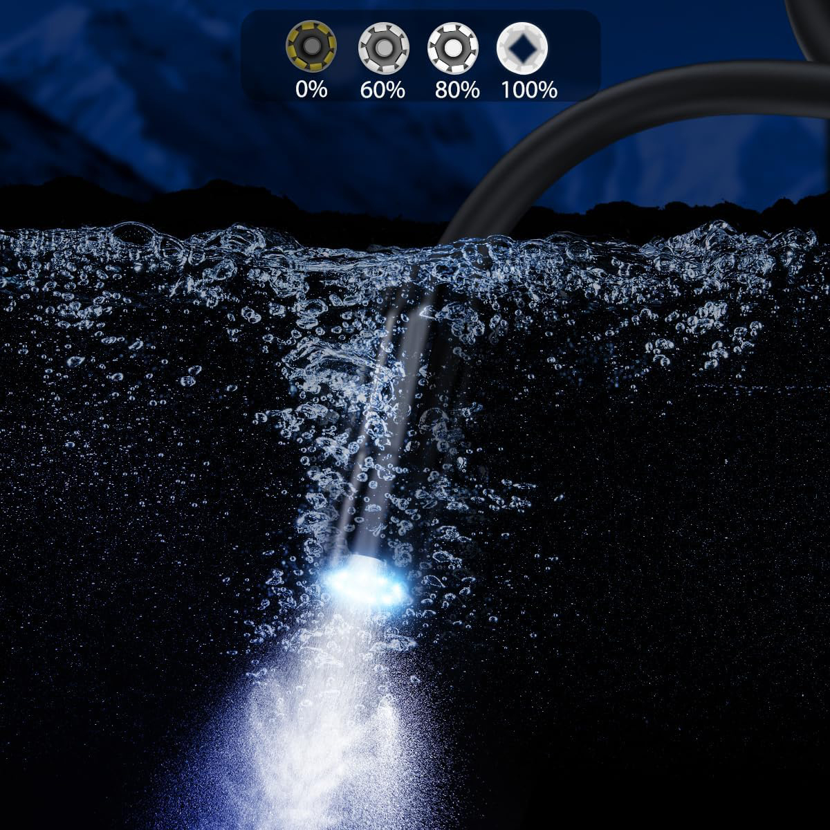 KAMERA INSPEKCYJNA WARSZTATOWA ENDOSKOP BOROSKOP IP67 DO RUR 5m LCD 4,3'' Kod producenta 6942422626342