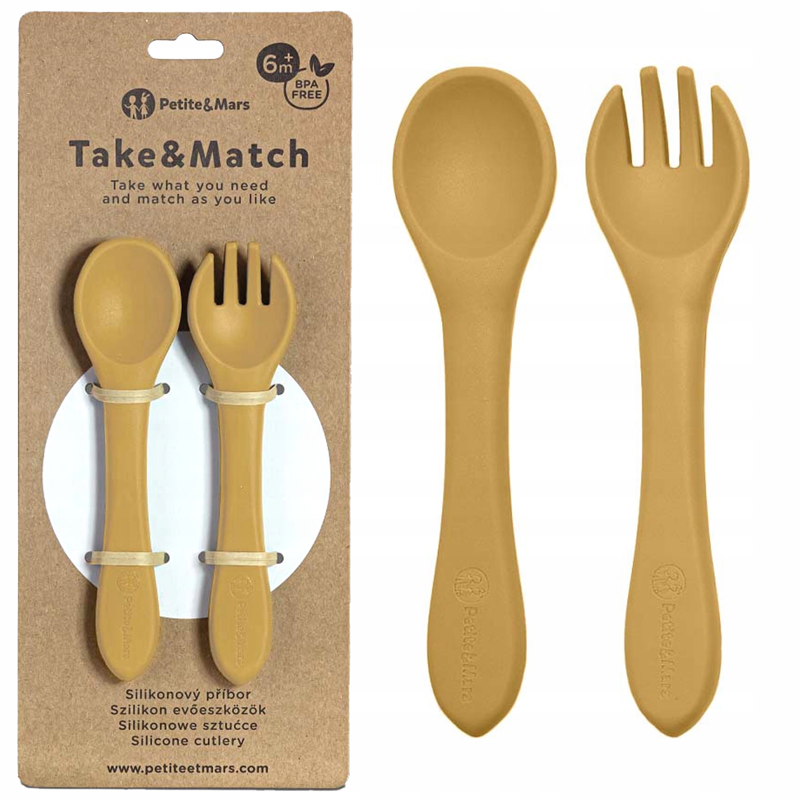 

Silikonowe Sztućce Lekkie I Poręczne Petite&mars