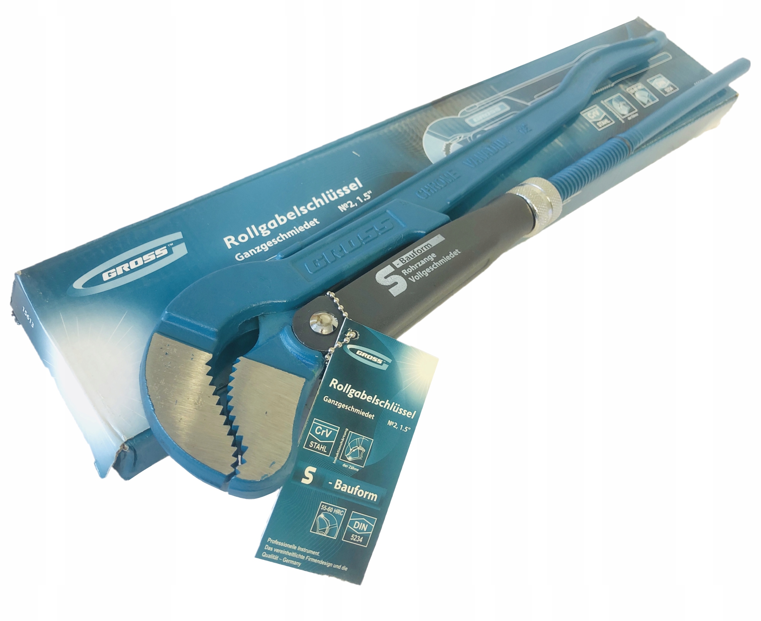 

Gross Klucz nastawny do rur 1,5'' 420 mm