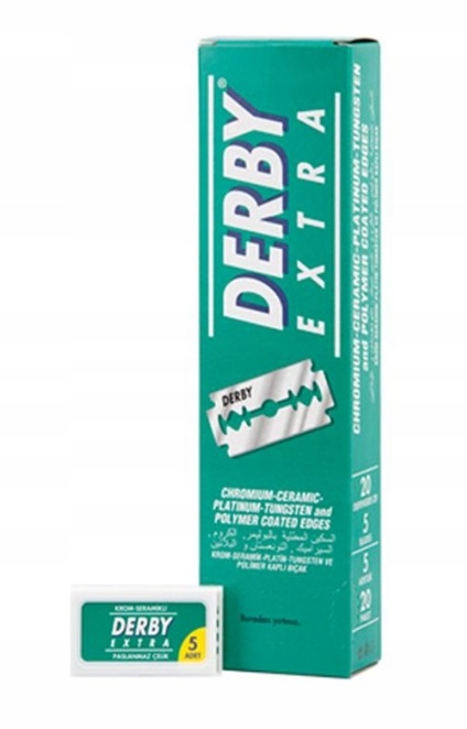 

Derby żyletki do golenia Extra zielone 100szt pack