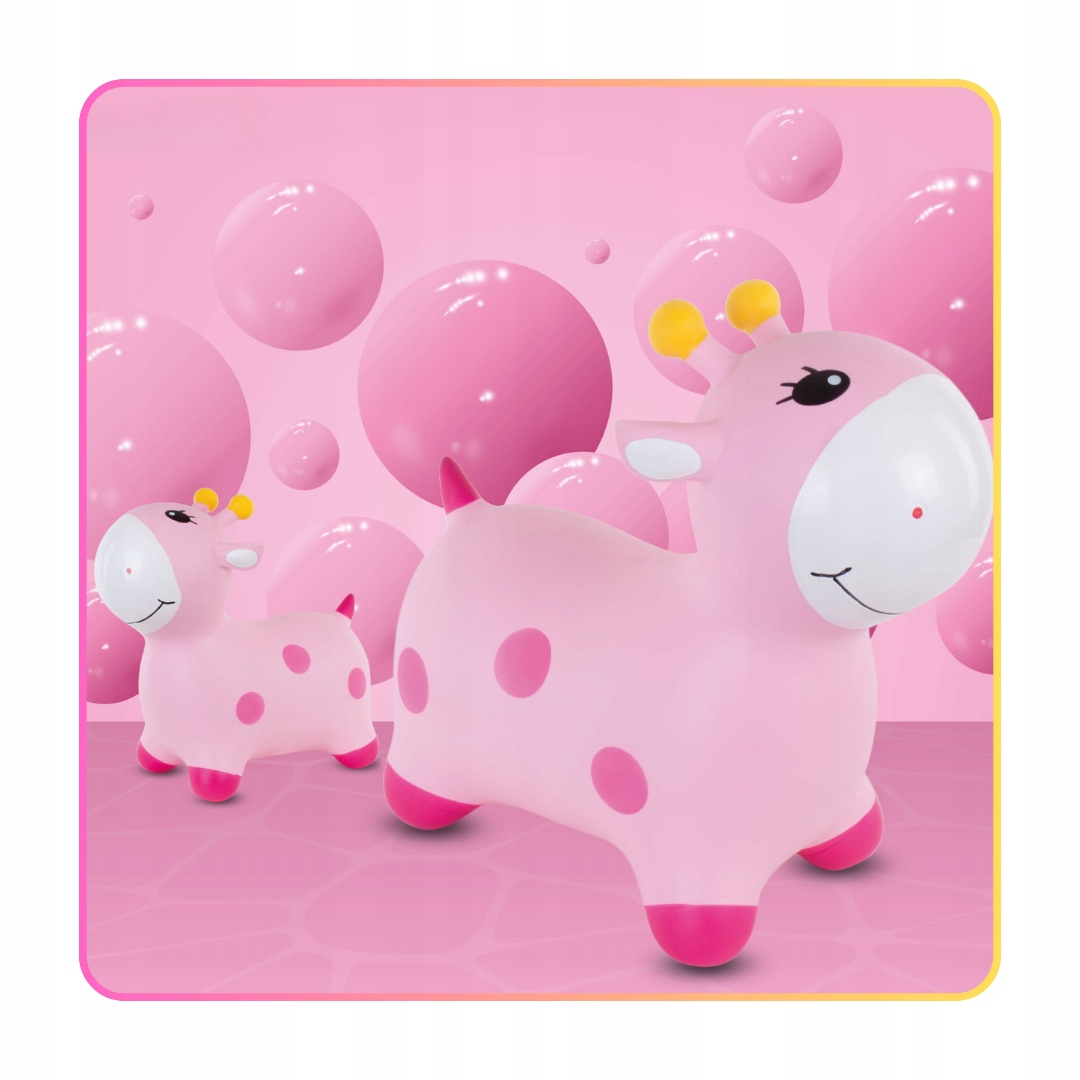 Skoczek Gumowy Różowa Żyrafa Żyrafka Dla Dzieci 12m+ Sun Baby EAN (GTIN) 5907478642808